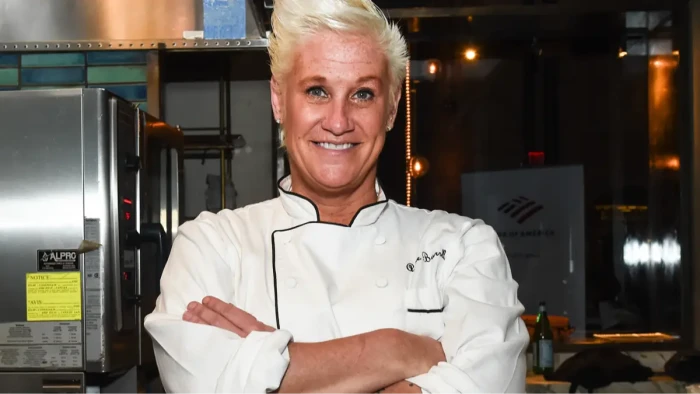 Celebrity chef Anne Burrell, referenced in investigation and mental health discussion