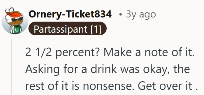 Once the percentage is spelled out, the patience for further debate drops sharply.