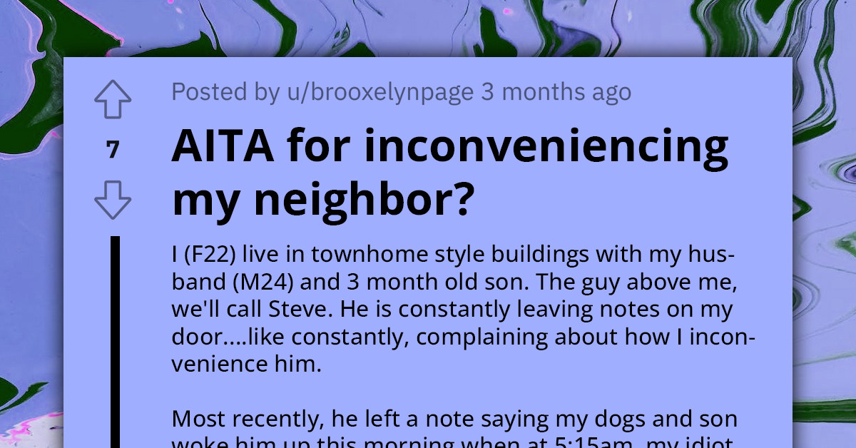 Redditor Asks For Advice On How To Deal With Being Harassed By Her Finicky Neighbor