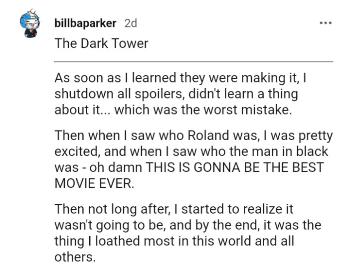 25. The Dark Tower movie