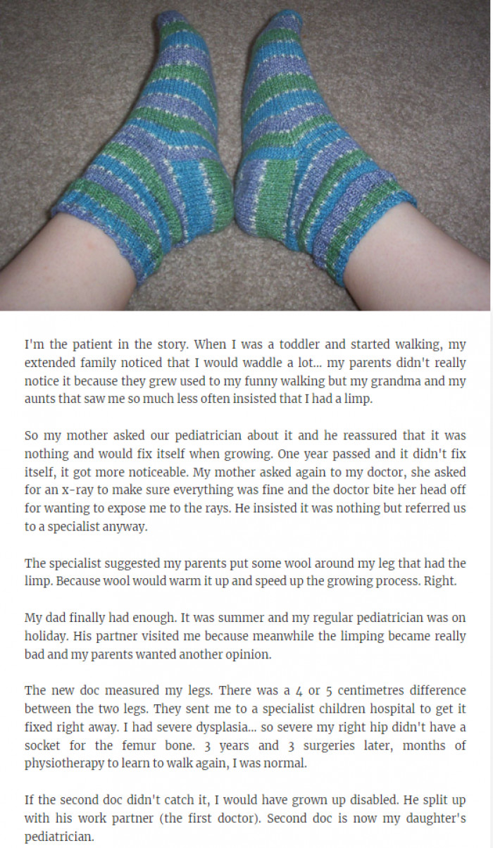 6. I would have grown up disabled.