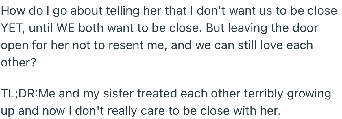 OP asked for advice on how to better manage the situation