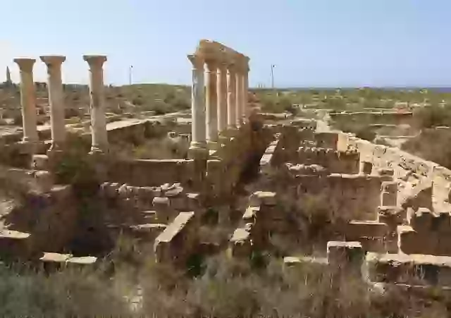 The ancient Roman city of Sabratha