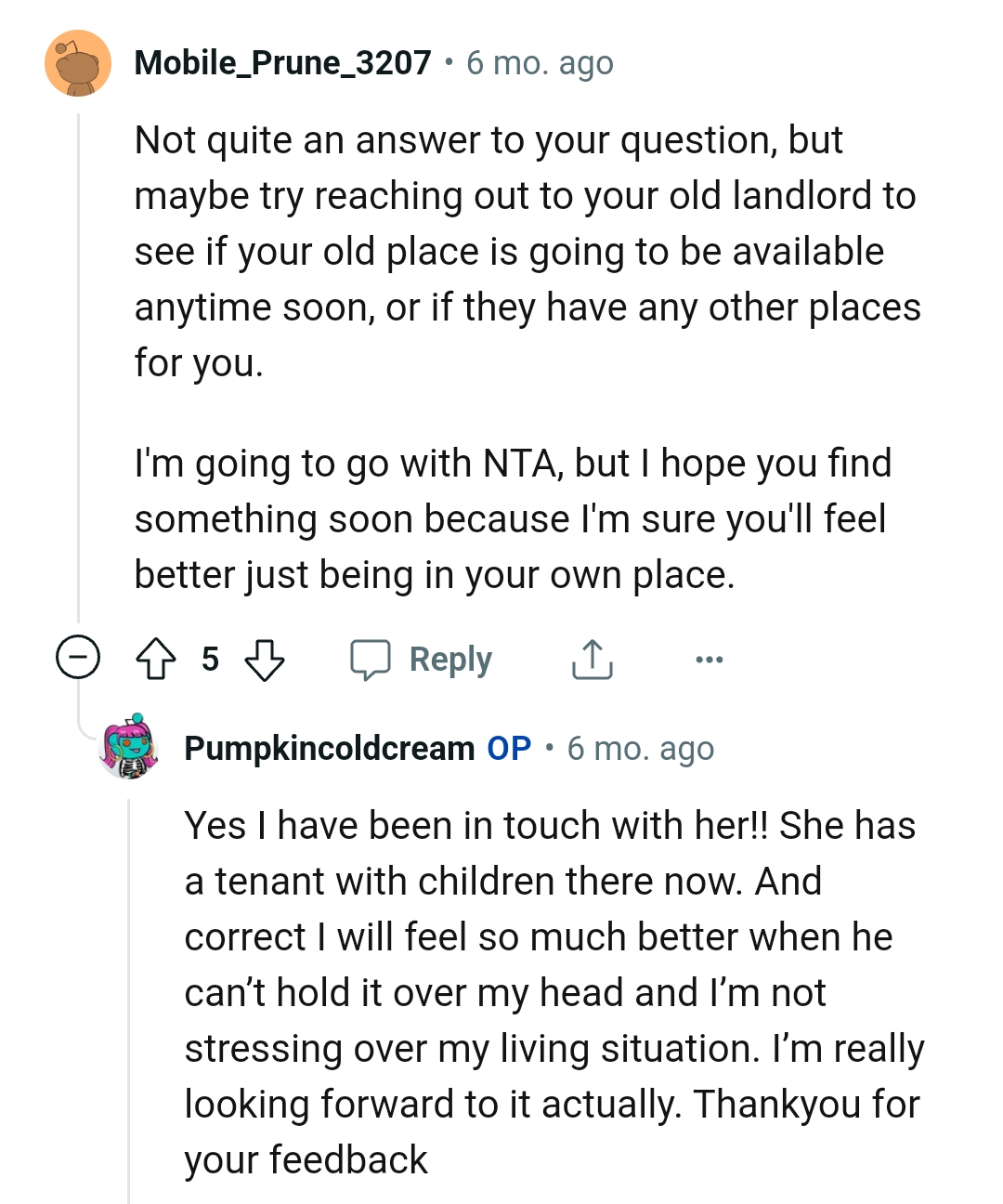 We've gathered some of the most upvoted comments from other Redditors for you to read through below