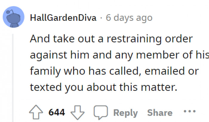 Serves them right for protecting a thief.