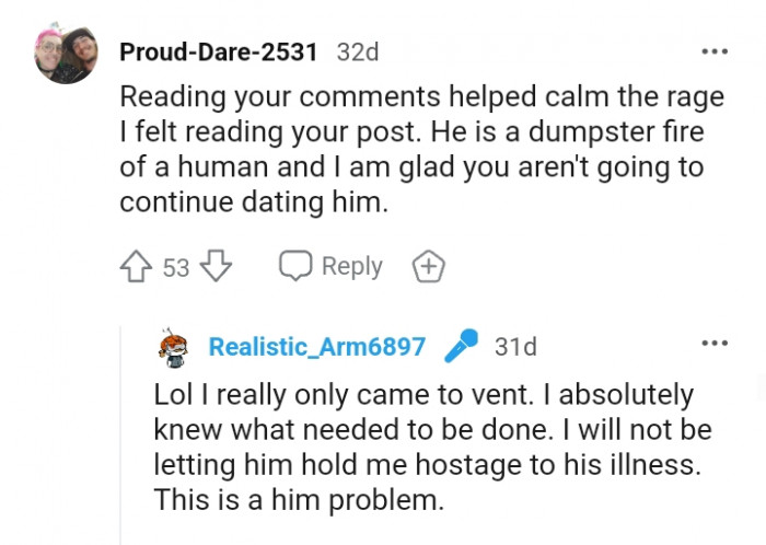 He is a dumpster fire of a human being