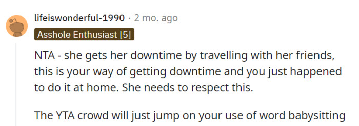 Mutual respect is key, regardless of the term 