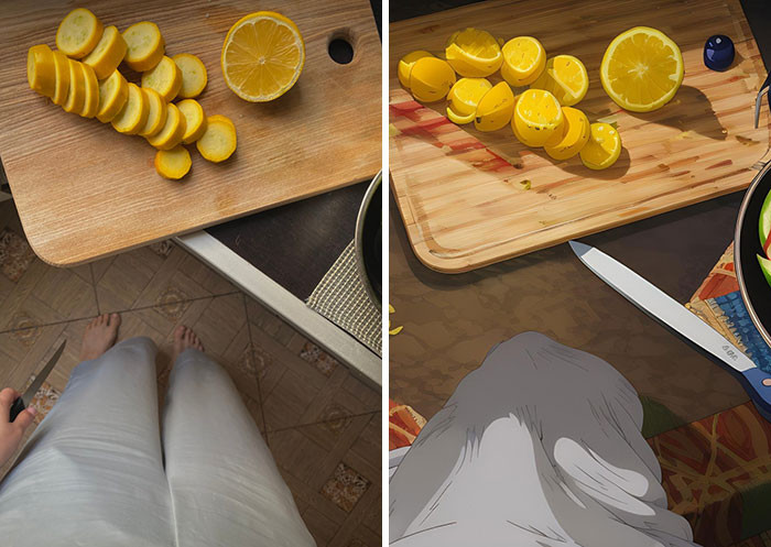 10. Zucchini With Lemon On A Hot Summer Day