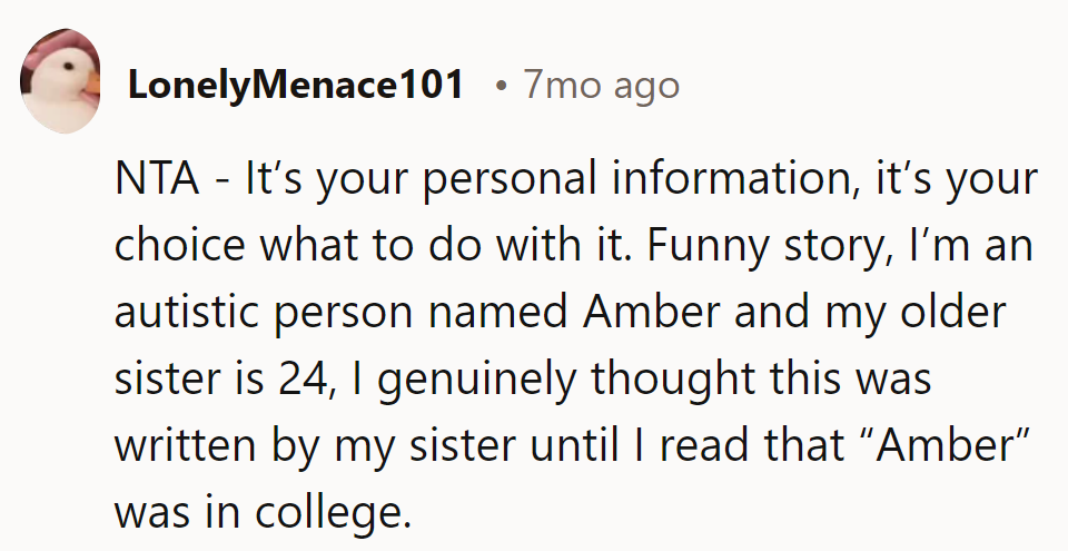 Talk about sibling déjà vu!