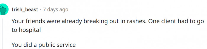 It was actually a public service