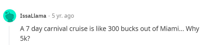 Must be for the deluxe deck with unicorns and caviar!