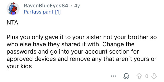 Change the passwords.
