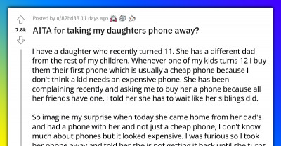 Dad Buys His 11-Year-Old Daughter A Phone, Mom Seizes It Because It's Too Expensive