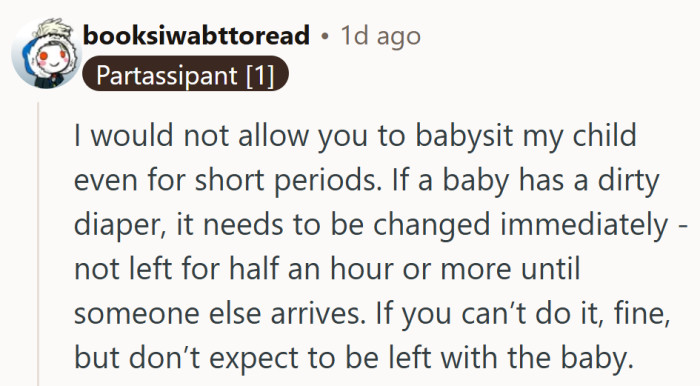 A protective stance any parent would understand — the baby’s comfort always comes first.