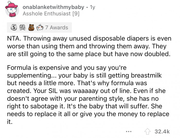 Even if the SIL doesn't agree with OP's parenting style, she shouldn't have behaved that way.