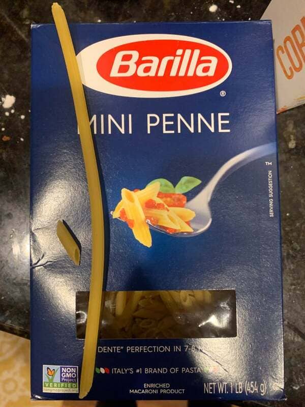 47. My giant mini penne.