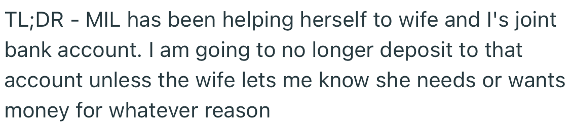 Too long; didn’t read