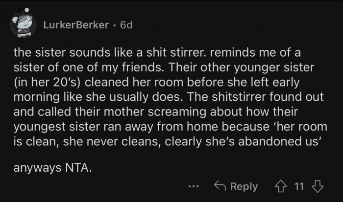 People like that are always trying to cause drama.