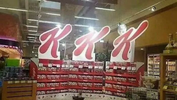 35. Hey, it looks like Kellogg's swanky new ad squad needs to find the lowercase 't' for 'time to skedaddle'!