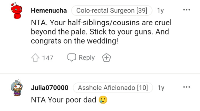 The OP should stick to her guns