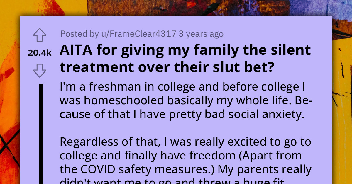 College Student Refuses To Come Home For Christmas After Finding Out Her Family Bet On Her Slutiness