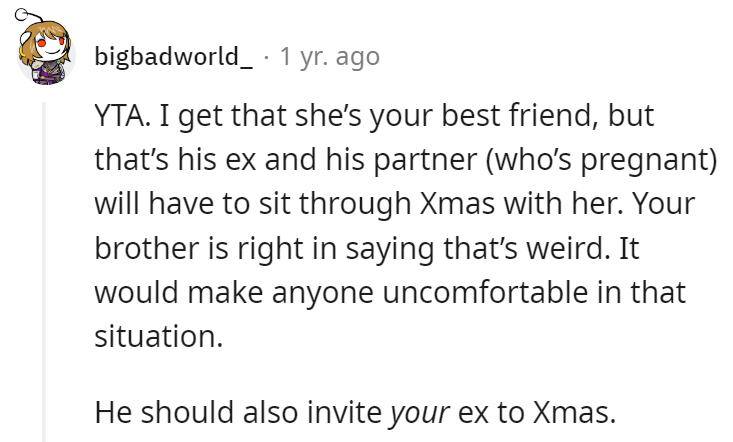 The situation would make anyone uncomfortable