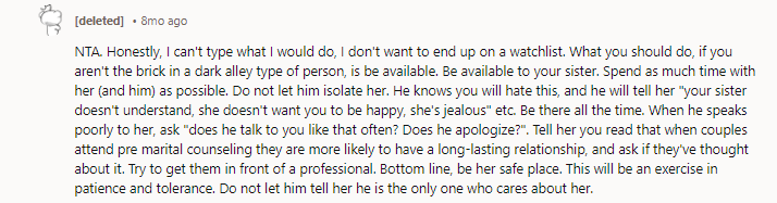 NTA, this guy is a predator.