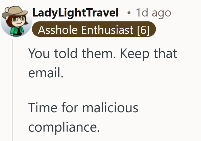 Sometimes the only power left is sticking to the exact wording and letting it speak for itself.