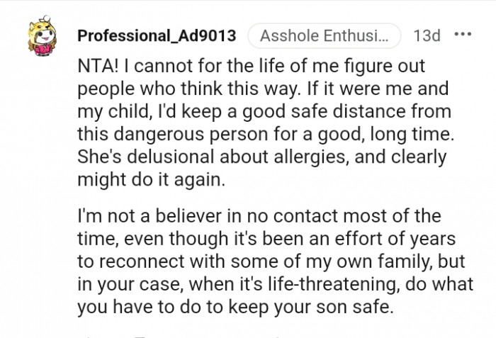 Do what you have to do to keep your son safe