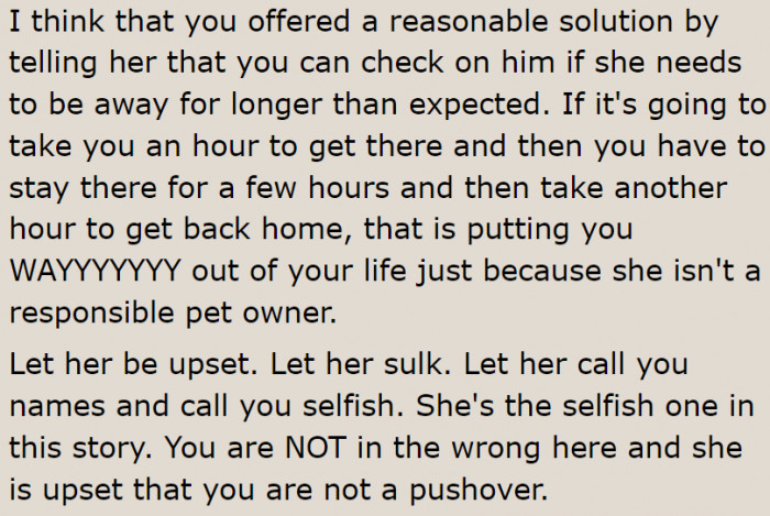 People know who's really selfish in this situation.