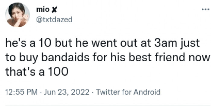 8. I can't deny that this is a very cute gesture and shows just how much he cares for the people in his life.