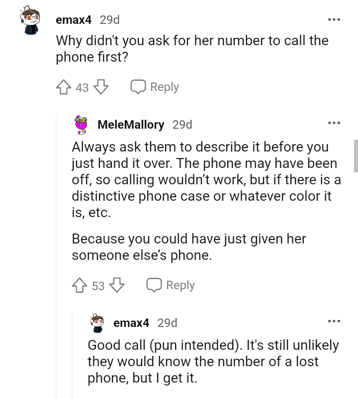 And the comments from other Redditors roll in...