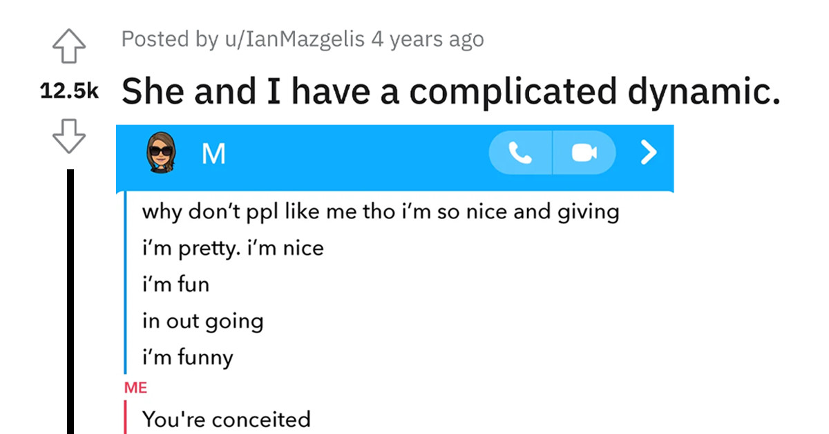 'Nice Girl' Complains About Lack Of Friends Despite Her Fun And Outgoing Personality, Gets Unexpected Reality Check