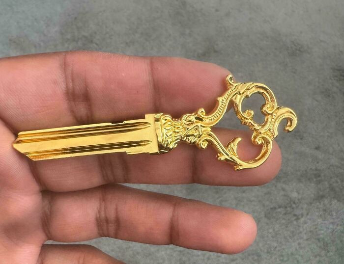 "I Made An Ornamental Key Head For My House Key"