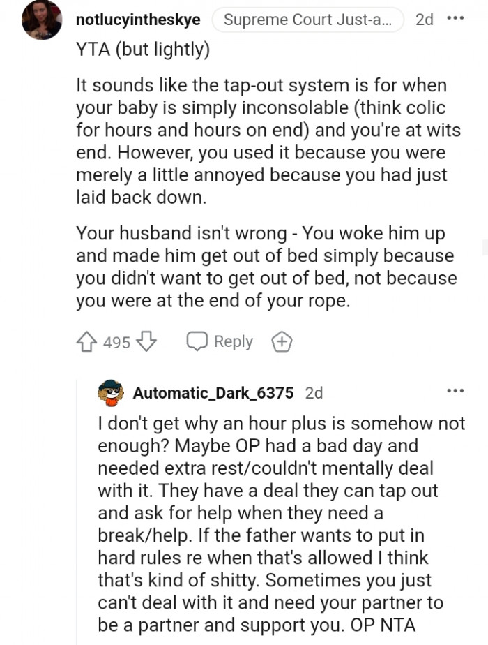 You used it because you were merely a little annoyed