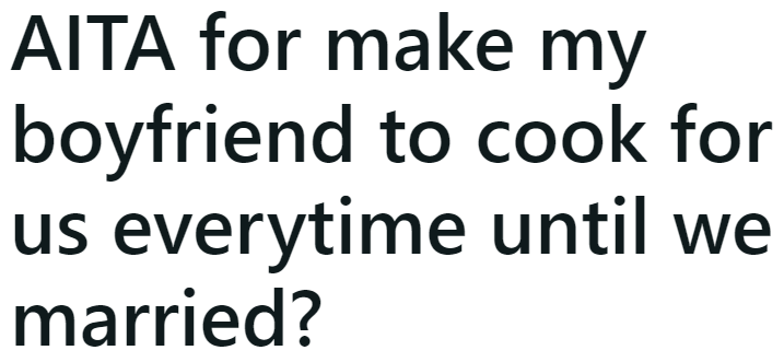 The OP is reconsidering her relationship with her boyfriend.