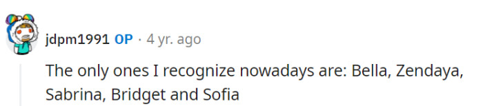 Their recognition list for modern Disney stars is on point! Bella, Zendaya, Sabrina, Bridgit, and Sofia make up a formidable lineup in the Disney Hall of Fame.