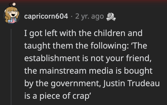 For those adults who actually had to stay at the kids’ table, this is how they handled it