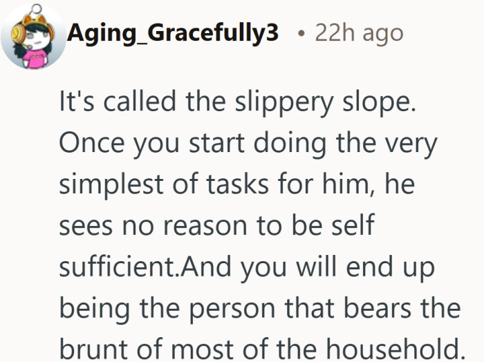 The worry is not about dinner tonight, but about who ends up carrying everything later.