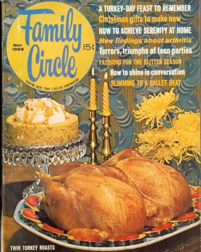 Vintage Thanksgiving charm.