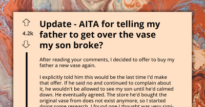 Fed-Up Parent Cuts Dad Off Over Continuous Verbal Lashing At Their Toddler For Destroying His Beloved Vase
