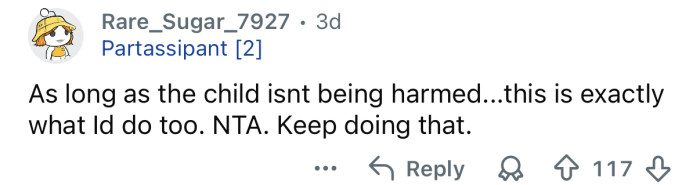 Keep doing what you’re doing.