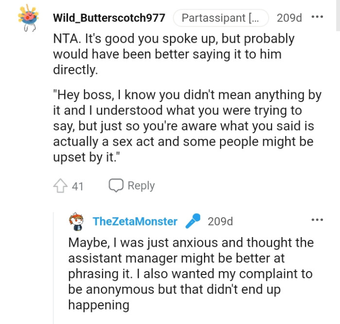 And the comments from other redditors roll in...