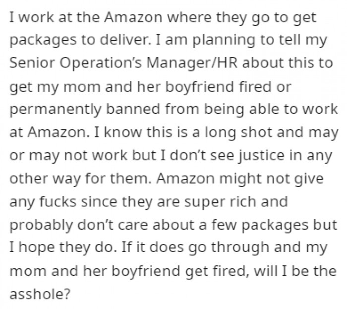 OP wants to report them for stealing and get them fired