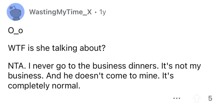 “WTF is she talking about?”