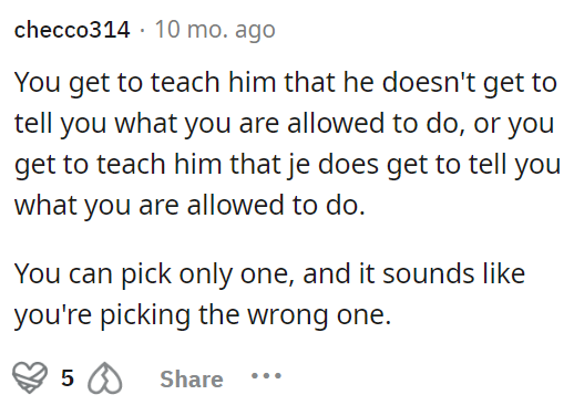 She's Definitely Picking the Wrong One, and It's Essential for Her to Step Up and Really Show Her Power Here Before He Takes It.