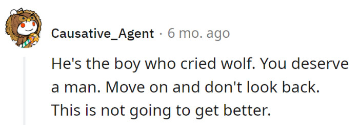 He's the boy who cried 