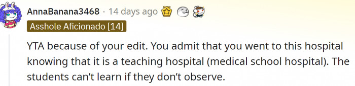 Some Redditors Judged OP: