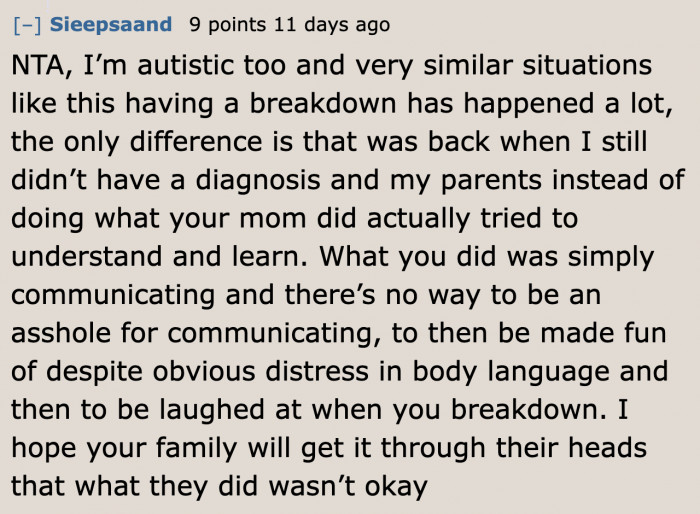 Nothing's wrong with communicating how he feels.