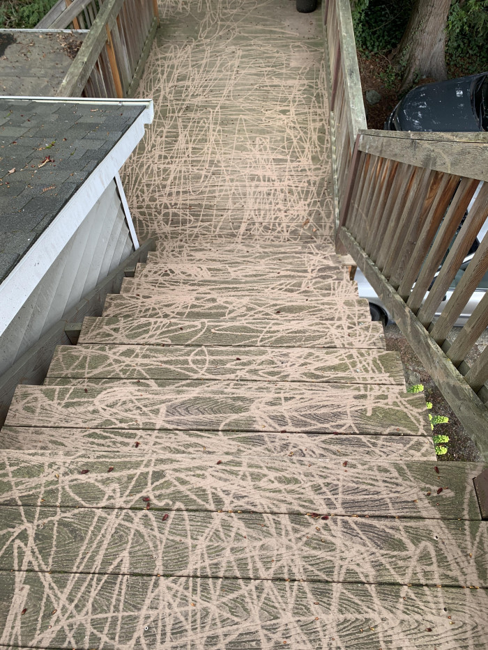 3. My landlord told me he’d pressure wash my deck...